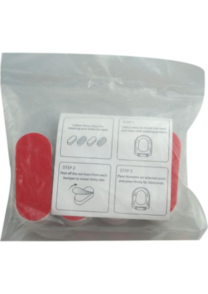 4 Paket Bide Evrensel Klozet Tampon Seti, Güçlü Yapıştırıcı ile Birlikte Gelir, Klozet Yapıştırma Tampon Eki (Yurt Dışından) modelleri