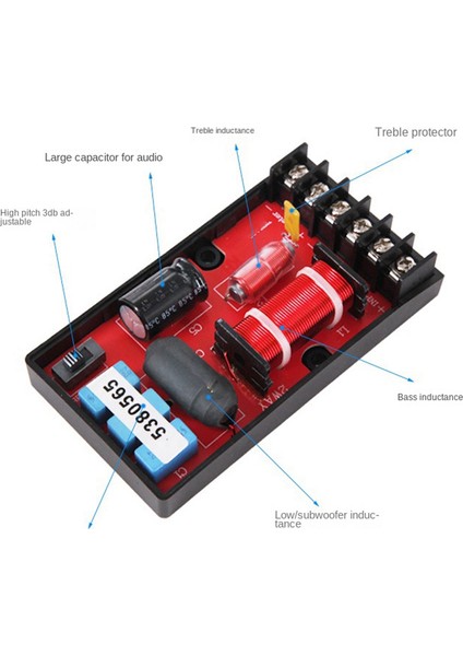 120W 2 Yollu Ses Hoparlör Frekans Bölücü 20KHZ Tiz ve Bas Frekans Bölücü Hifi Yüksek Kaliteli Çapraz Geçiş Filtresi (Yurt Dışından) fırsatları