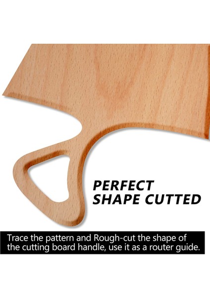 Şarküteri Şablonu Akrilik Saplı Kesme Tahtası Yönlendirici Şablonu Düz Açılı Izleme Şablonları Kılavuz Araçları B (Yurt Dışından) modelleri