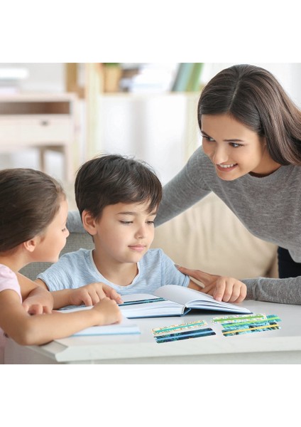 Çocuklar Için 32 Adet Kılavuzlu Okuma Şeritleri, Disleksi Okuma Şeritleri Fosforlu Kalem Disleksi Okuma Cetvelleri Yer Imlerini Vurgulayın (Yurt Dışından) modelleri