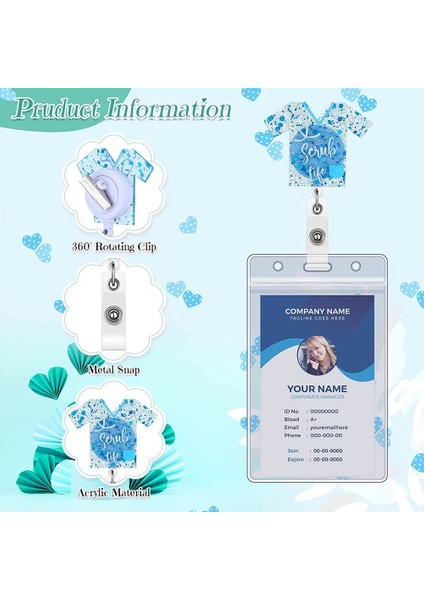 16 Adet Hemşire Geri Çekilebilir Rozet Makarası Tutucu Hemşire Rozeti Makarası Kımlık Adı Rozeti Tutucu Hemşire Öğretmen Öğrenci, Set 1 (Yurt Dışından) modelleri