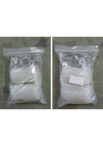 150 Adet 2 Inç Akrilik Şeffaf Diskler ve Anahtar Zincirleri Seti, Dıy Projeleri Için Şeffaf Boş Akrilik Diskler Yuvarlak Anahtarlık (Yurt Dışından)