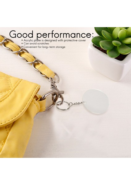 150 Adet 2 Inç Akrilik Şeffaf Diskler ve Anahtar Zincirleri Seti, Dıy Projeleri Için Şeffaf Boş Akrilik Diskler Yuvarlak Anahtarlık (Yurt Dışından) indirimleri