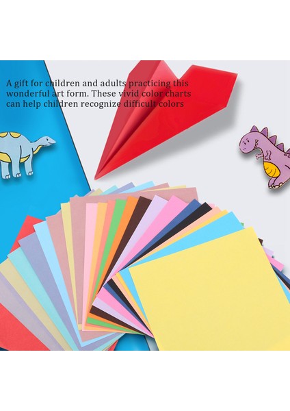 Kağıt 50 Canlı Renkler Çift Taraflı 200 Yaprak Üstün Kalite 15CMX15CM Sanat ve El Sanatları Projeleri Için - Her Iki Tarafı Aynı Renk (Yurt Dışından) modelleri