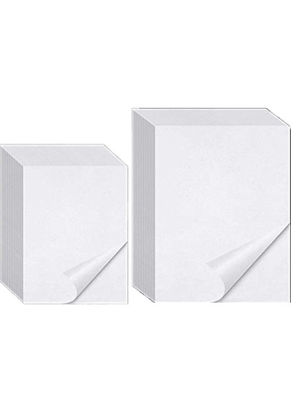 300 Adet Yapışkanlı Kağıt 16X12 ve 15X10 Çift Taraflı Yapışkanlı Kağıt Yapışmaz Diamondpainting Kapak Yedek Kağıdı (Yurt Dışından)