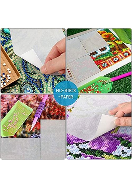 300 Adet Yapışkanlı Kağıt 16X12 ve 15X10 Çift Taraflı Yapışkanlı Kağıt Yapışmaz Diamondpainting Kapak Yedek Kağıdı (Yurt Dışından) indirimleri