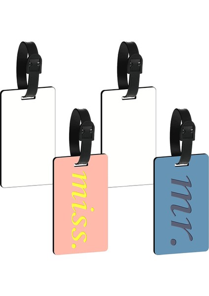 10 Adet Süblimasyon Boş Bagaj Etiketleri Boş Seyahat Çantası Bagaj Etiketleri Kayışlı Çift Taraflı Mdf Bavul Etiket Etiketi (Yurt Dışından) modelleri