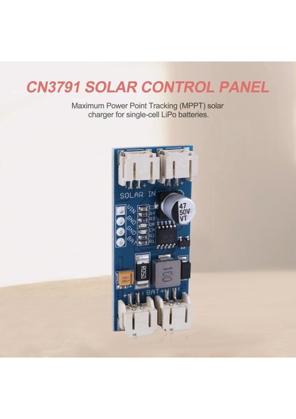 CN3791 Mppt Güneş Paneli Lityum Pil Şarj Modülü 3.7 V 4.2 V Voltaj Regülatörü Dönüştürücü 6 V Kablo ile Pil Için (Yurt Dışından)