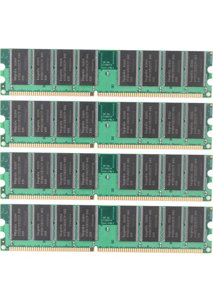 4x Ddr 1 GB Pc Ram Bellek Ddr1 Masaüstü PC3200 400 Mhz 184 Pin Ecc Olmayan Bilgisayar Bellek Modülü (Yurt Dışından)