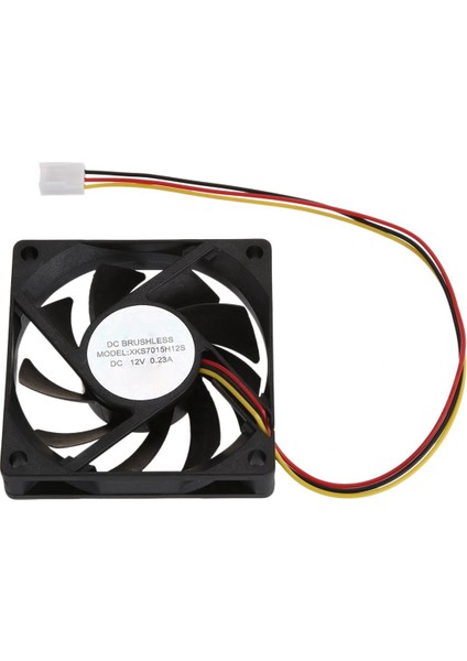 Pc Için 5x Dahili 12V 3 Pin Cpu Fan Soğutucu Fan 70X70X15MM (Yurt Dışından) modelleri