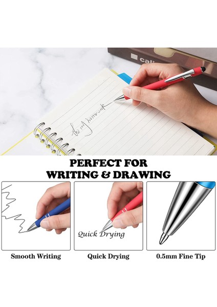 10 Adet Tükenmez Kalemler Ofis Ilham Alıntılar Snarky Ekran Dokunmatik Stylus Kalem Teşvik Edici Kutsal Yazılar Siyah Mürekkep, B (Yurt Dışından) indirimleri
