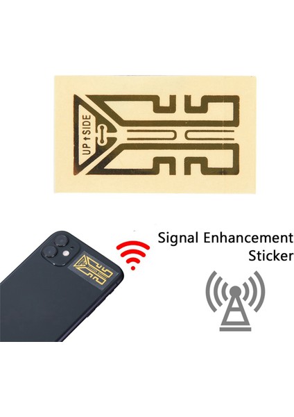 3pcs Cep Telefonu Sinyal Güçlendirici Sinyal Geliştirme Çıkartmaları Gen-X Dış Mekan Cep Telefonu Ağ Sinyal Güçlendirici (Yurt Dışından)