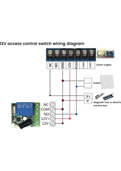 433 Mhz Rf Kablosuz Anahtar Alıcı Dc 12 V Tek Röle Alıcı Modülü ile 2 Adet Evrensel Kablosuz Uzaktan Kumanda (Yurt Dışından) modelleri