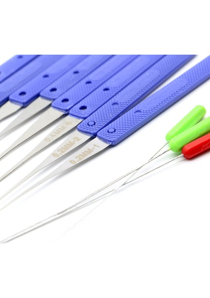 12 Adet Mavi Kilit Seçim Kırık Anahtar Otomatik Çilingir Aracı Anahtar Çıkarıcı Donanım Paslanmaz Çelik Saplar Diy El Aletleri (Yurt Dışından)