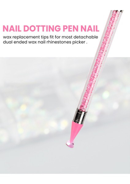 16 Adet Tırnak Rhinestones Seçici Yedek Kafa Ipuçları Tırnak Süsleyen Kalem Almak Için Tırnak Mücevheri Takı (Yurt Dışından) fırsatları