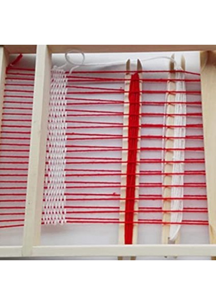 Çocuk Eğitici Oyuncaklar Gelişim Oyuncakları Örgü Tezgahı Dıy Dokuma Kiti Dıy Ahşap Dokuma Tezgahı (Yurt Dışından) fırsatları