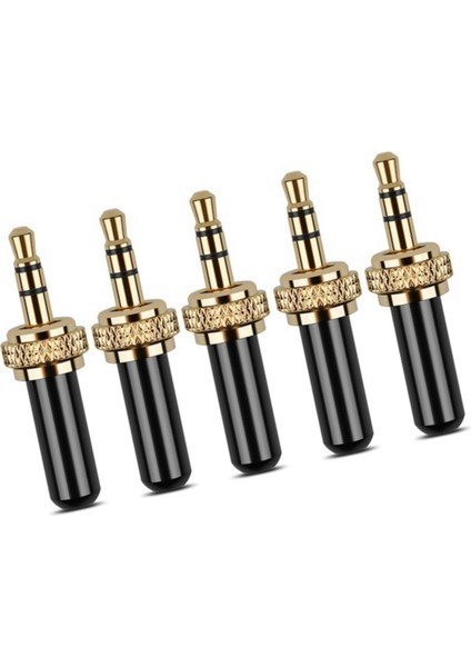 10 Adet 3.5mm Fiş Metal Konnektör Mini 3.5mm Vida Kilidi Stereo Jak Fişi M6 Iç Dişli (Yurt Dışından) fırsatları
