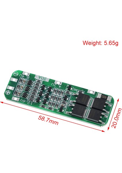 10 Adet 3 S 20A Bms 18650 Li-Ion Lityum Pil Şarj Cihazı Modülü Bms Koruma Levhası Pcb 11.1 V 12 V 12.6 V Modülü (Yurt Dışından) indirimleri