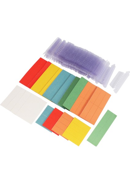 120 Set Dosya Belgesi Sekmesi Asılı Dosyaların Hızlı Tanımlanması Için 2 Inçlik Asılı Klasör Sekmeleri ve Çok Renkli Ekler (Yurt Dışından)