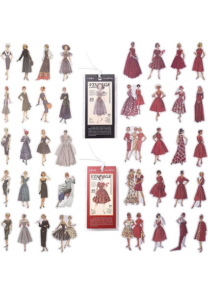 160 Adet Vintage Insanlar Washi Çıkartmalar Günlük Kaydı Için Scrapbooking, Retro Kız Kadın Karalama Defteri Etiketi Önemsiz Dergiler Için (Yurt Dışından) fiyatları