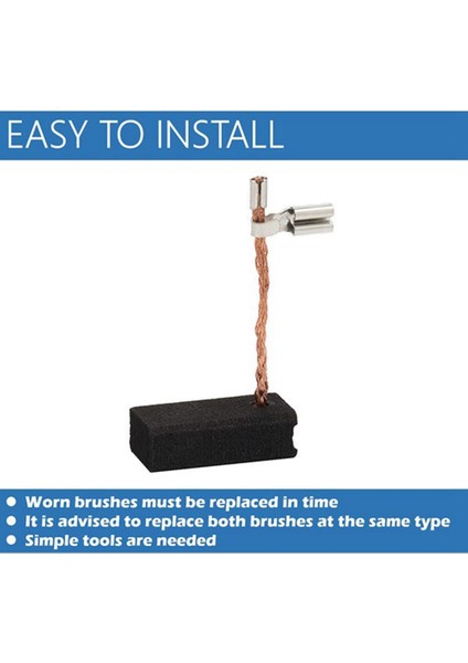 DWP611 450 Router Için Uyumlu 12 Parça Karbon Fırça, A27343-4 Motor Yedek Parça (Yurt Dışından) fiyatları