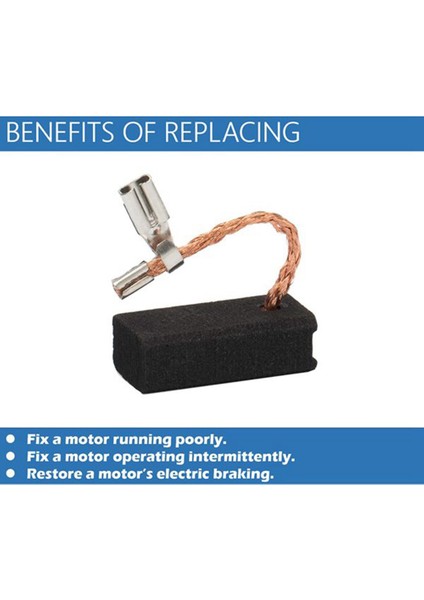 DWP611 450 Router Için Uyumlu 12 Parça Karbon Fırça, A27343-4 Motor Yedek Parça (Yurt Dışından) modelleri