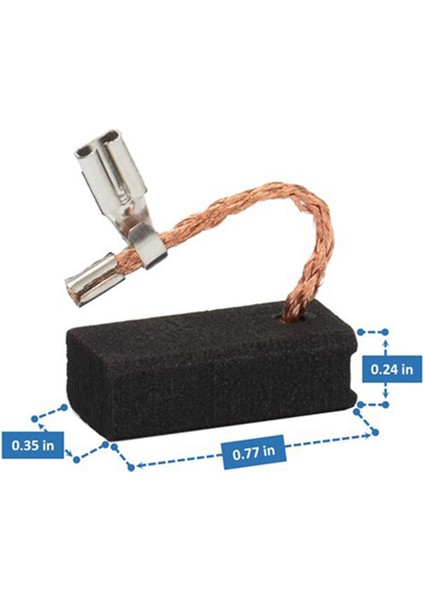 DWP611 450 Router Için Uyumlu 12 Parça Karbon Fırça, A27343-4 Motor Yedek Parça (Yurt Dışından) indirimleri