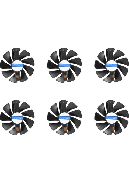 6 Adet 95MM CF1015H12D DC12V Ekran Kartı Soğutucu Soğutma Fanı Safir Nıtro RX480 8g Rx 470 4g Gddr5 RX570 Için Değiştirin (Yurt Dışından)