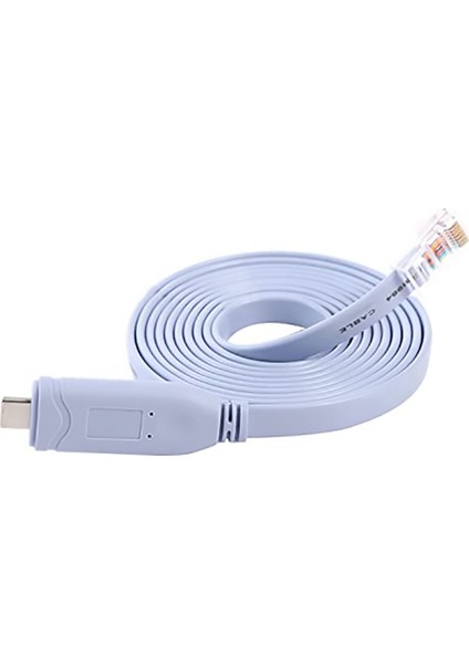 3x USB To Tip C Konsol Yapılandırma Kablosu Tip C - RJ45 Seri Yönlendirici Hata Ayıklama Kablosu (Yurt Dışından)