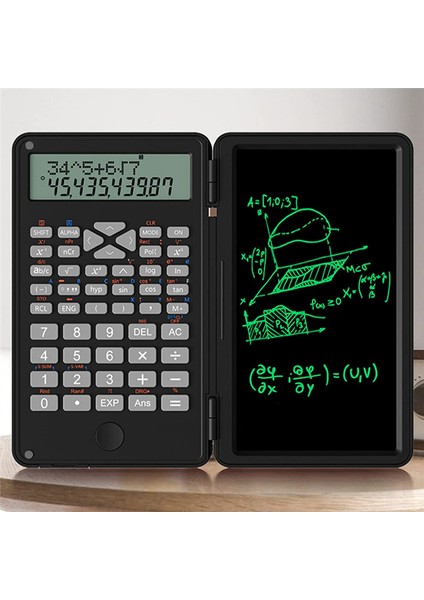 Bilimsel Hesap Makineleri, Silinebilir Yazma Tabletli 12 Haneli LCD Ekran Ev Okul Toplantısı ve Çalışma Için Katlanabilir B (Yurt Dışından) fırsatları
