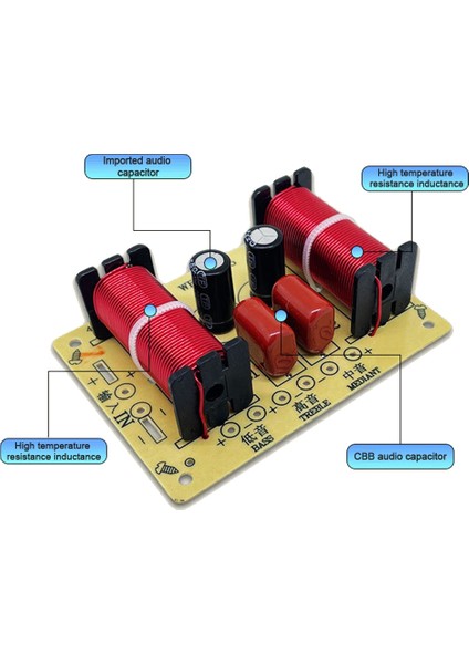 150 W Hifi Crossover Filtre Modülü WEAH-305 3 Yollu Hoparlör Frekans Bölücü Dıy Ev Hoparlör Için Tiz Orta Bas (Yurt Dışından) fiyatları
