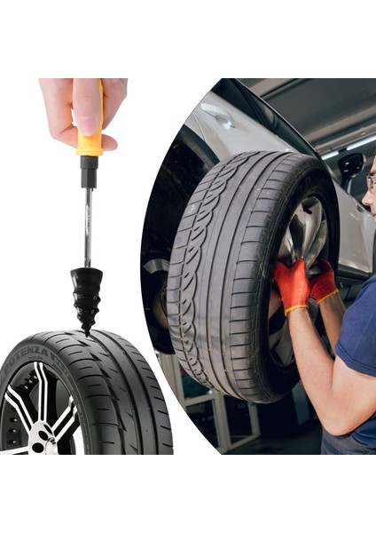 40 Adet Lastik Tamir Kauçuk Çivi, Lastik Tamir Kauçuk Vidalar Siyah, Hızlı Alet Self Servis Lastik Tamir Çivisi (20S + 20L) (Yurt Dışından) modelleri