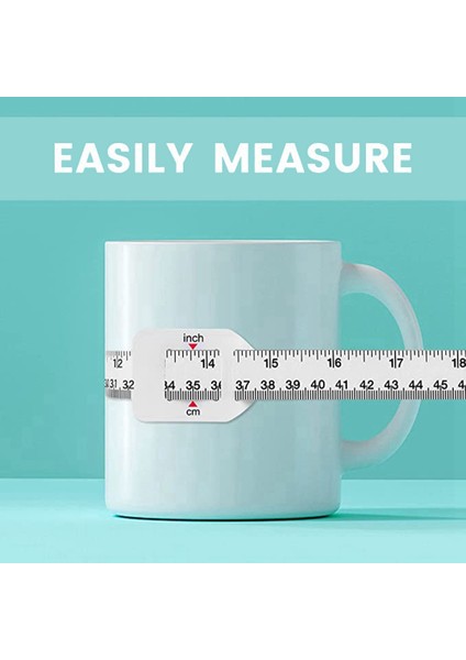 Bardak, Kupa, Cam Kavanoz ve Bardak Yapıcının Çevresini Ölçmek Için 3'lü Paket Genişlik Ölçer (Yurt Dışından) fiyatları