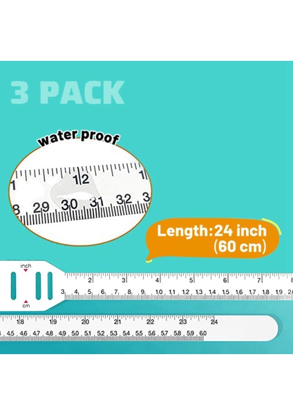 Bardak, Kupa, Cam Kavanoz ve Bardak Yapıcının Çevresini Ölçmek Için 3'lü Paket Genişlik Ölçer (Yurt Dışından) modelleri