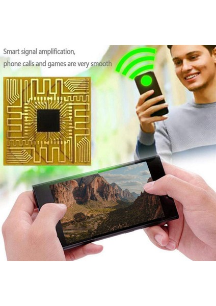 2pcs Cep Telefonu Sinyal Geliştirme Çıkartmaları Açık Ağ Geliştirme Amplifikatörü Taşınabilir Sinyal Güçlendirici (Yurt Dışından)