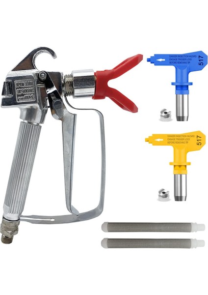 3600 Psı Havasız Boya Püskürtme Makinesi, Nozul Yuvası Nozul Koruması ve Havasız Boya Püskürtme Aksesuarları Için Filtre (Yurt Dışından)