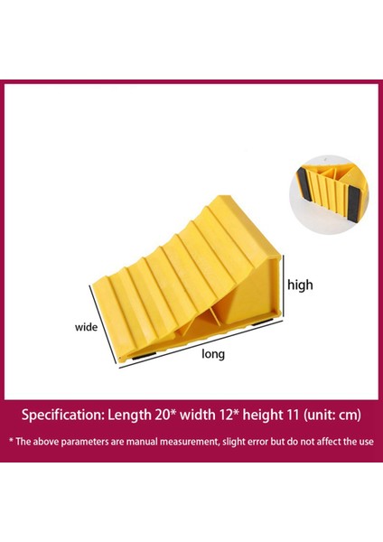 Otomobiller Için 2'li Paket Tekerlek Takozu Tabansız, Seyahat Römorkları, Rv, ve Kamyonlar Için Lastik Takozları (Yurt Dışından) fırsatları