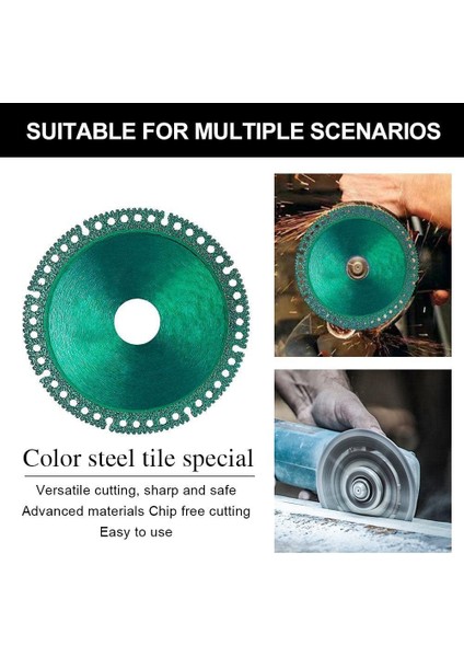 Açı Öğütücü Için Kompozit Çok Fonksiyonlu Kesme Testere Bıçağı, 4 Inç Elmas Dairesel, Seramik Karo Cam Kesme Diski (Yurt Dışından) fırsatları