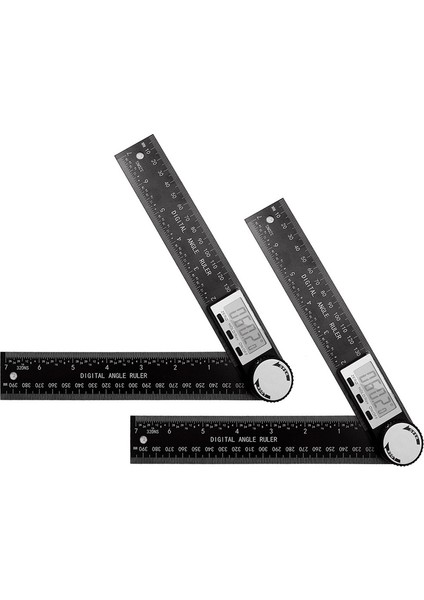 2 Adet Dijital Açı Bulucu Iletki 2 In 1 Açı Bulucu Cetvel ile LCD Ekran Dıy Açı Ölçme Aracı (Yurt Dışından)