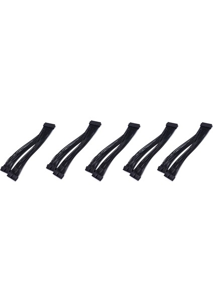 5x Atx 24PIN 1 Ila 2 Bağlantı Noktalı Güç Kaynağı Uzatma Kablosu Psu Erkek Kadın Splitter 24PIN Uzatma Kablosu (Yurt Dışından)