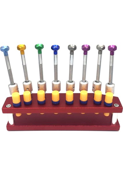 Saat Onarımı Saat Tornavida Seti Için Metal Stand Aracı ile 8 Adet Saat Tornavidaları (Yurt Dışından)