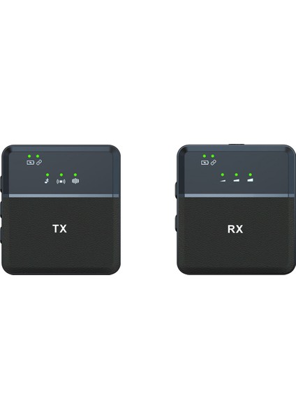 Kablosuz Yaka Mikrofonu Sistemi Vericiler + Alıcı, Akıllı Telefon Kamerası Için & Trrs Ses Kablosu ile Mic Üzerinde Klipsli (Yurt Dışından)