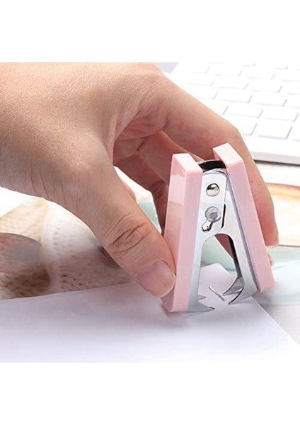 4 Adet Zımba Sökücü Zımba Çektirme Temizleme Aracı Kilitli Zımba Sökücü Okul Masaüstü Aksesuarları Için Pembe (Yurt Dışından) indirimleri