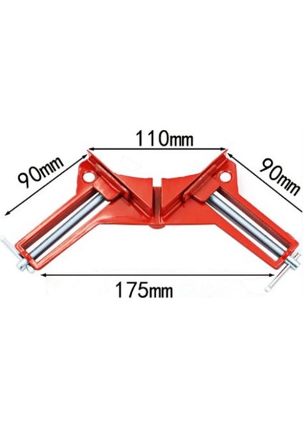 4 Adet 90 Derece Sağ Açı Klip, Açı Çerçeve Köşe Kelepçesi Cam Tutucu Için Sabit Ağaç Işleme Çerçeve Kelepçesi (Yurt Dışından)