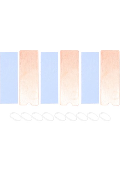 3 Adet M.2 SSD Isı Emici Nvme Ngff M.2 2280 Katı Hal Sabit Disk Saf Bakır Soğutucu Ince Soğutucu Radyatör 1.0mm (Yurt Dışından)