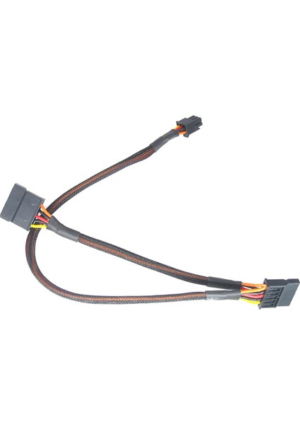 10X Mini 6pin To 15PIN X2 Sata Güç Kablo Kordonu Vostro 3650 3653 3655 Masaüstü Bilgisayar HDD SSD Genişletme Kablosu (Yurt Dışından) fırsatları