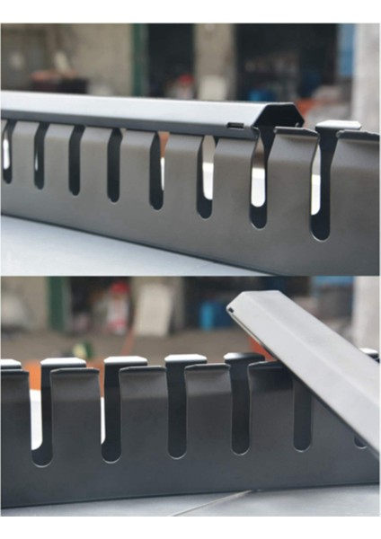 6x 1u Kablo Yönetimi Yatay Montaj 19 Inç Sunucu Rafı, Kapaklı 12 Yuvalı Metal Parmak Kanalı Tel Düzenleyici (Yurt Dışından) fiyatları