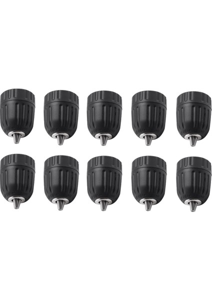10 Adet 3/8ın Anahtarsız Matkap Mandreni, Hava/elektrikli/akülü 1/32-3/8ın 24 Unf 0.8-10MM Hızlı, Matkap Ucu Tornavida Adaptörü (Yurt Dışından)