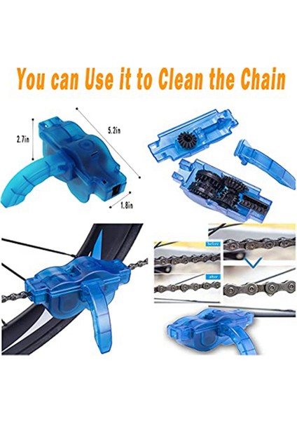 Bisiklet Temizleme Kiti Bisiklet Zinciri Temizleyici Scrubber Fırçalar Dağ Bisikleti Yıkama Aleti Seti Bisiklet Tamir Araçları Aksesuarları (Yurt Dışından) fırsatları