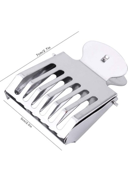 5 Adet Paslanmaz Çelik Arı Kraliçe Yakalayıcı Klipler Kafes Kraliçe Alıcı Aracı Arıcılık Ekipmanları Malzemeleri (5) (Yurt Dışından) fiyatları